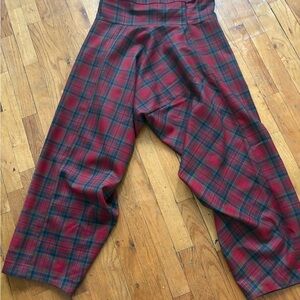 Vivienne Westwood VINTAGE tartan plaid pants sz 42